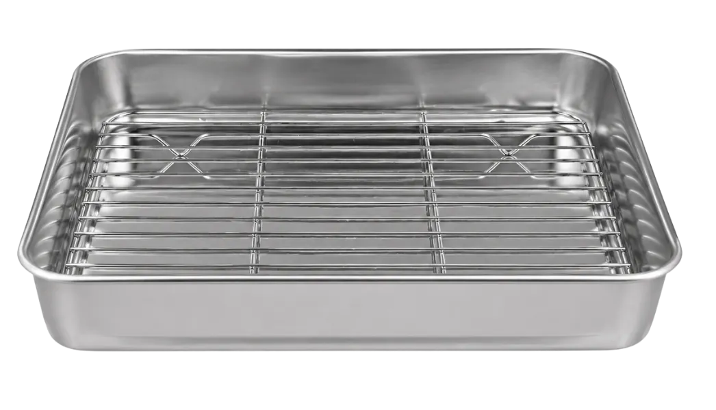 Grill Fanatics BBQ braadschaal med rooster 31 × 24 × 5 cm grillform