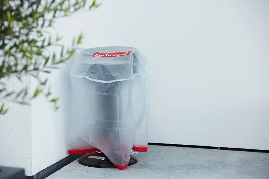 Barbecook Charcoal barbecue transparent cover gjennomsiktig grilltrekk