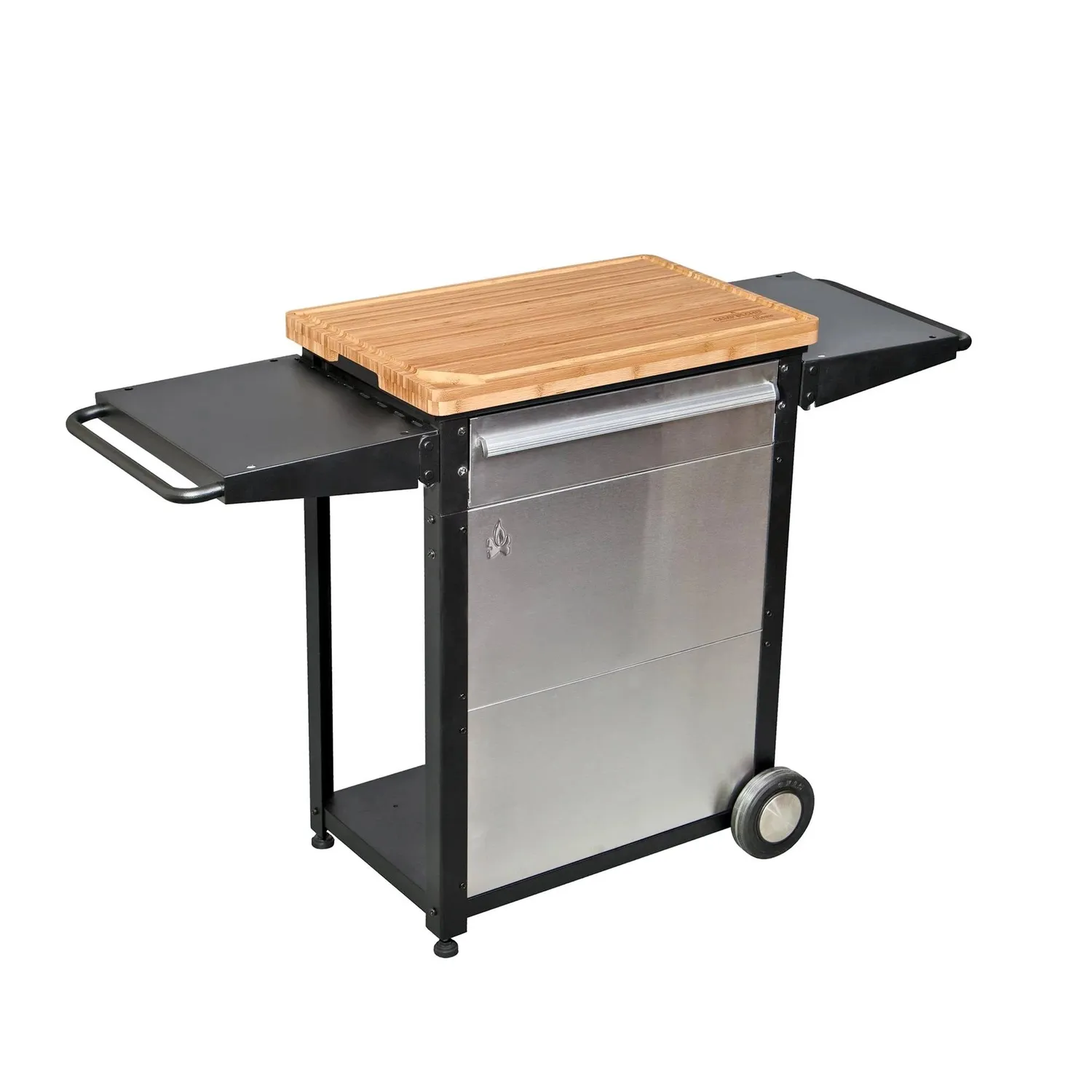 Camp Chef Patio Cart grillvogn med sammenleggbare sidehyller