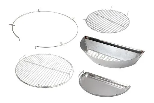 SnS Grills Slow ’N Sear Cooking System for Large Big Green Egg grillinnsats