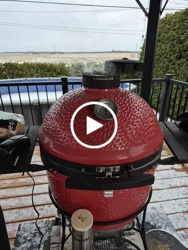 SMOKAI Classic Kamado-adapter for 1L røykenerator, rustfritt stål