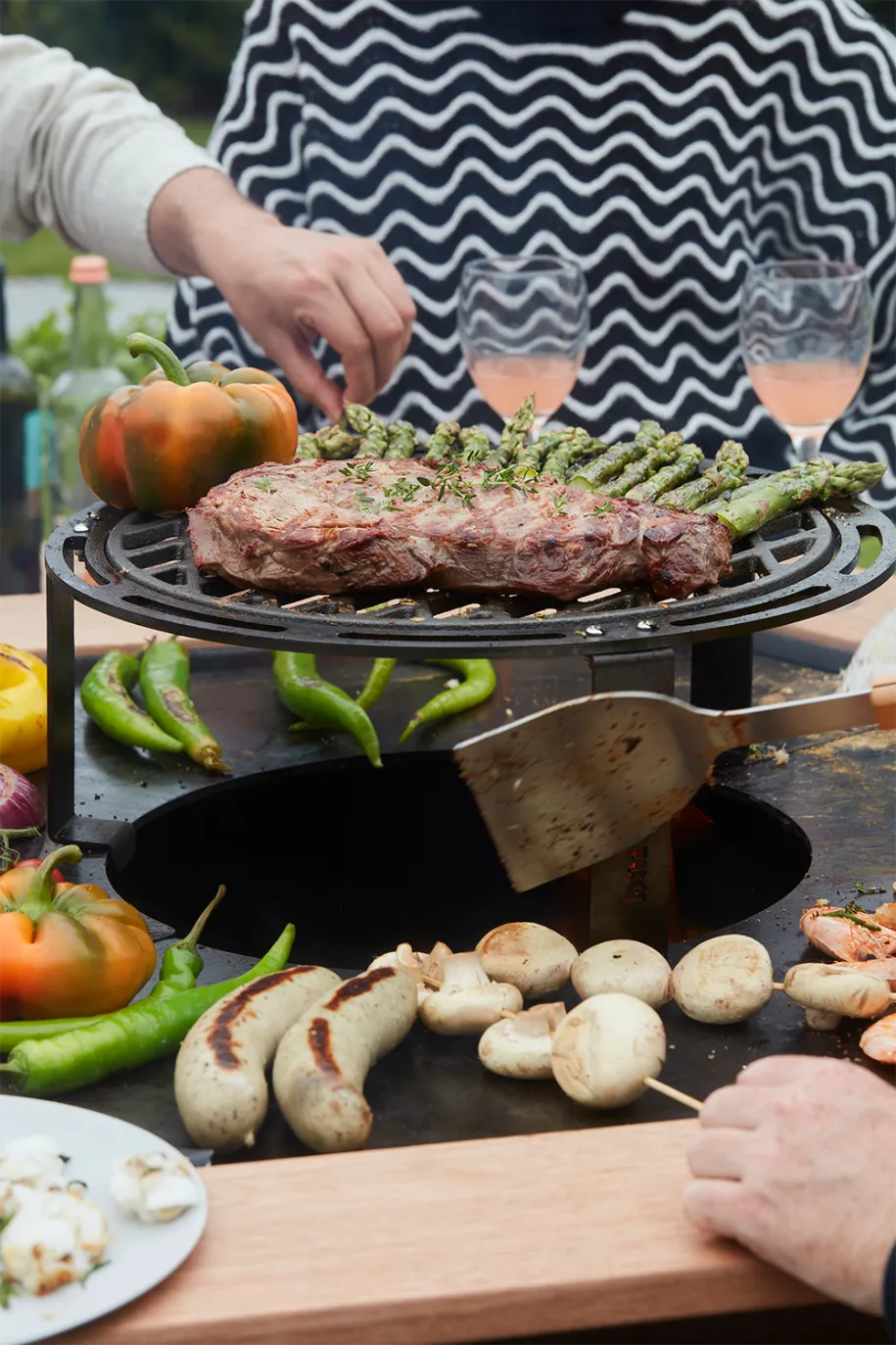 Barbecook Nestor sidebord FSC-tre