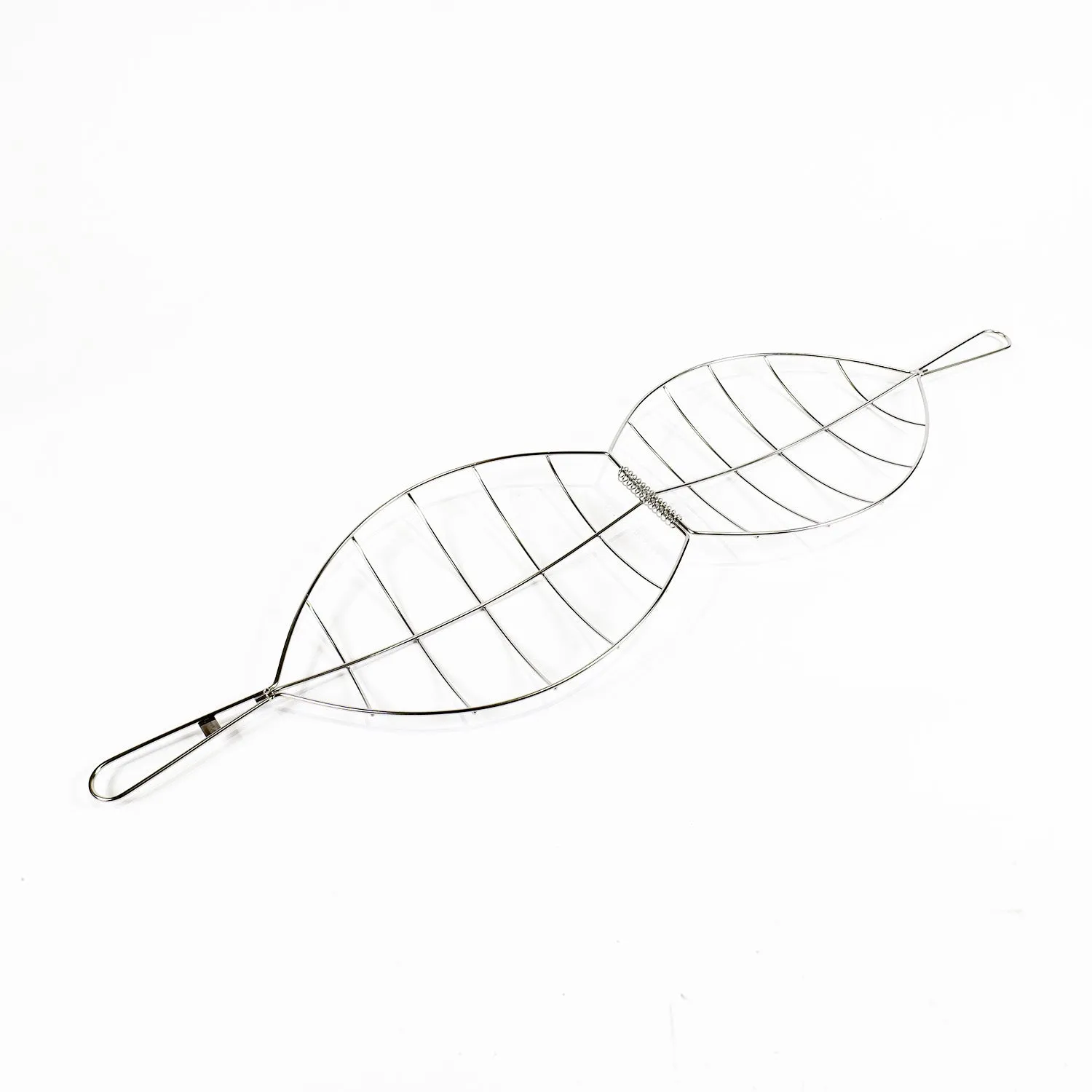 Kasai Stainless Steel Turbot Grilling Basket fiskekurv XL 42 x 30 cm rustfritt stål
