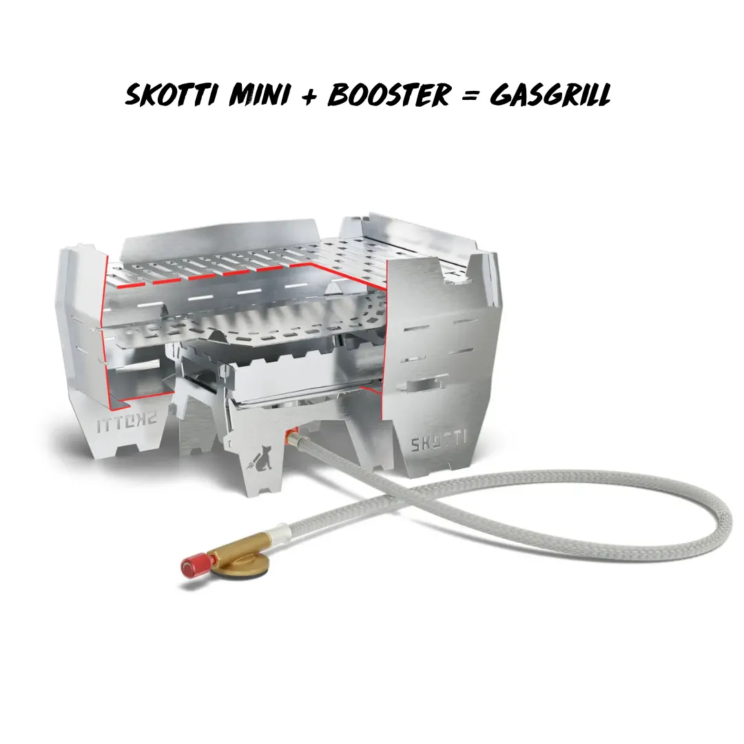 SKOTTI BOOSTER campingkomfyr 2,1 kW sammenleggbar