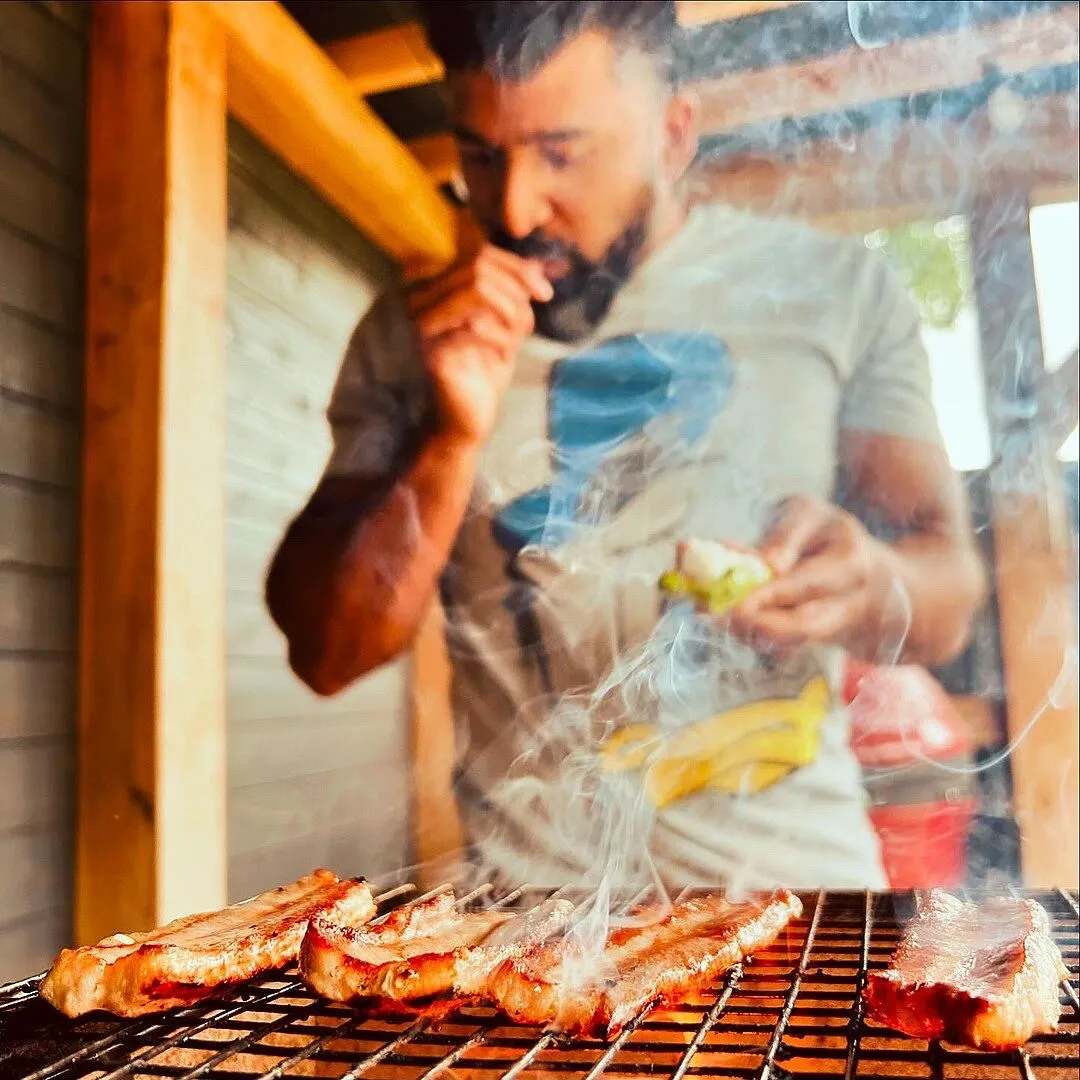 Kasai flate grillspyd i rustfritt stål 6 stk