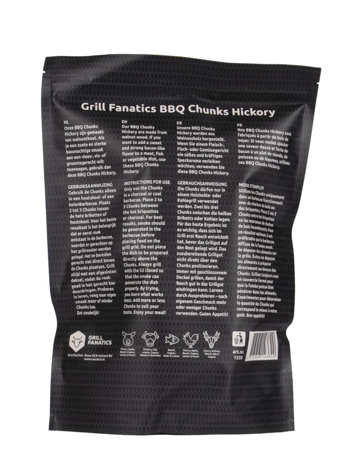 Grill Fanatics BBQ Chunks Hickory røykchunks