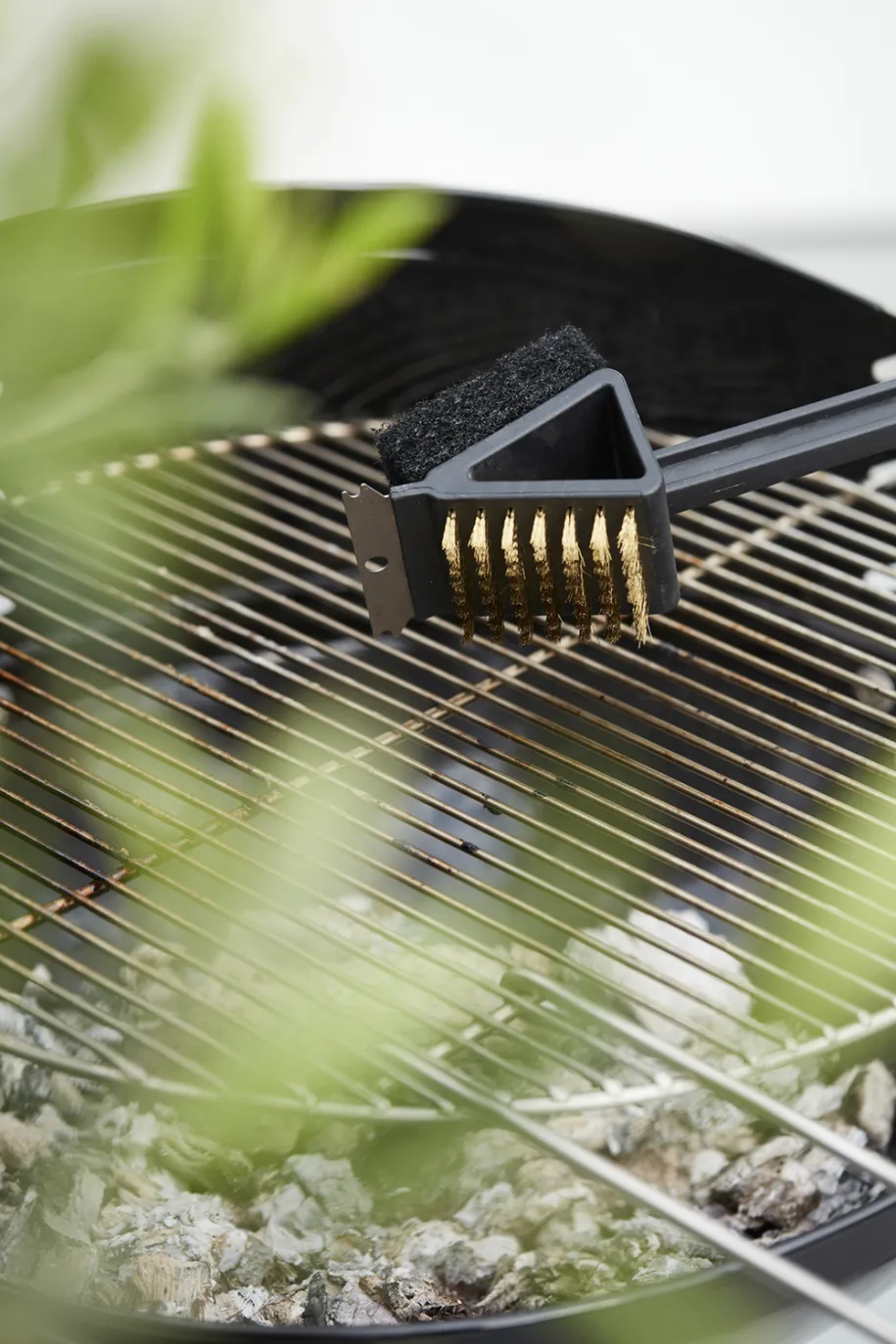 Barbecook 3-in-1 long brush grillbørste lang svart