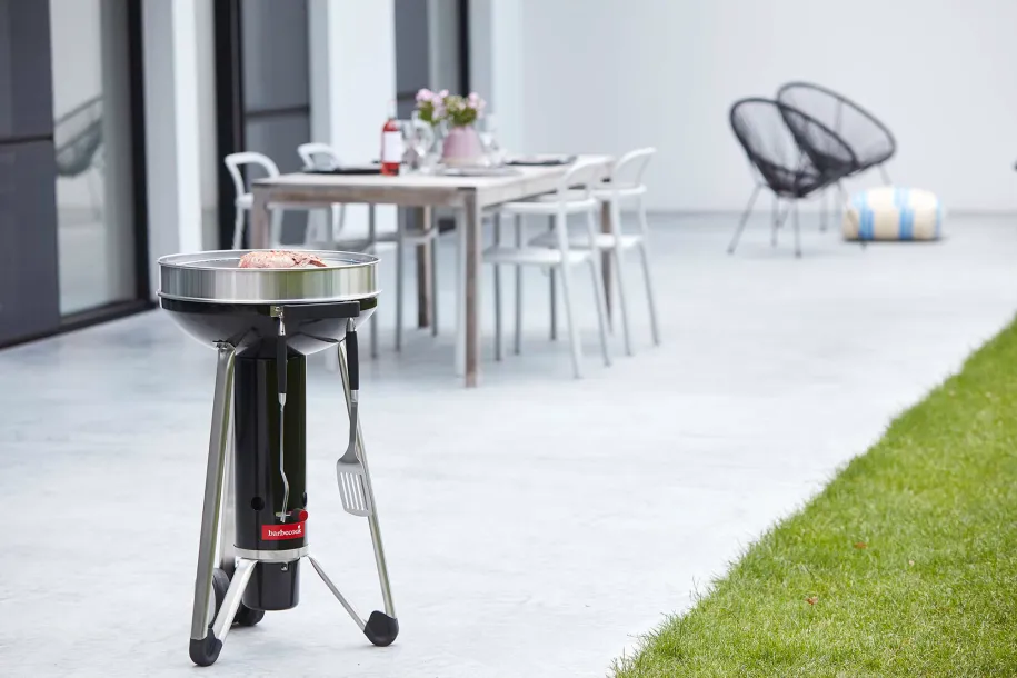 Barbecook Black Pepper BBQ set grillsett med gaffel, tang og stekespade