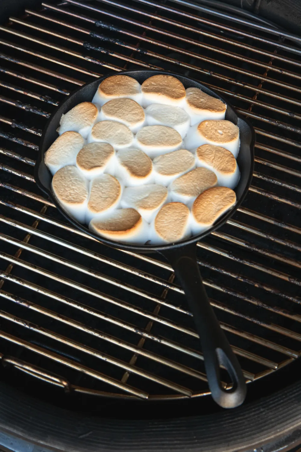 Grill Fanatics støpejernspanne 20 cm med varmebestandig skaft