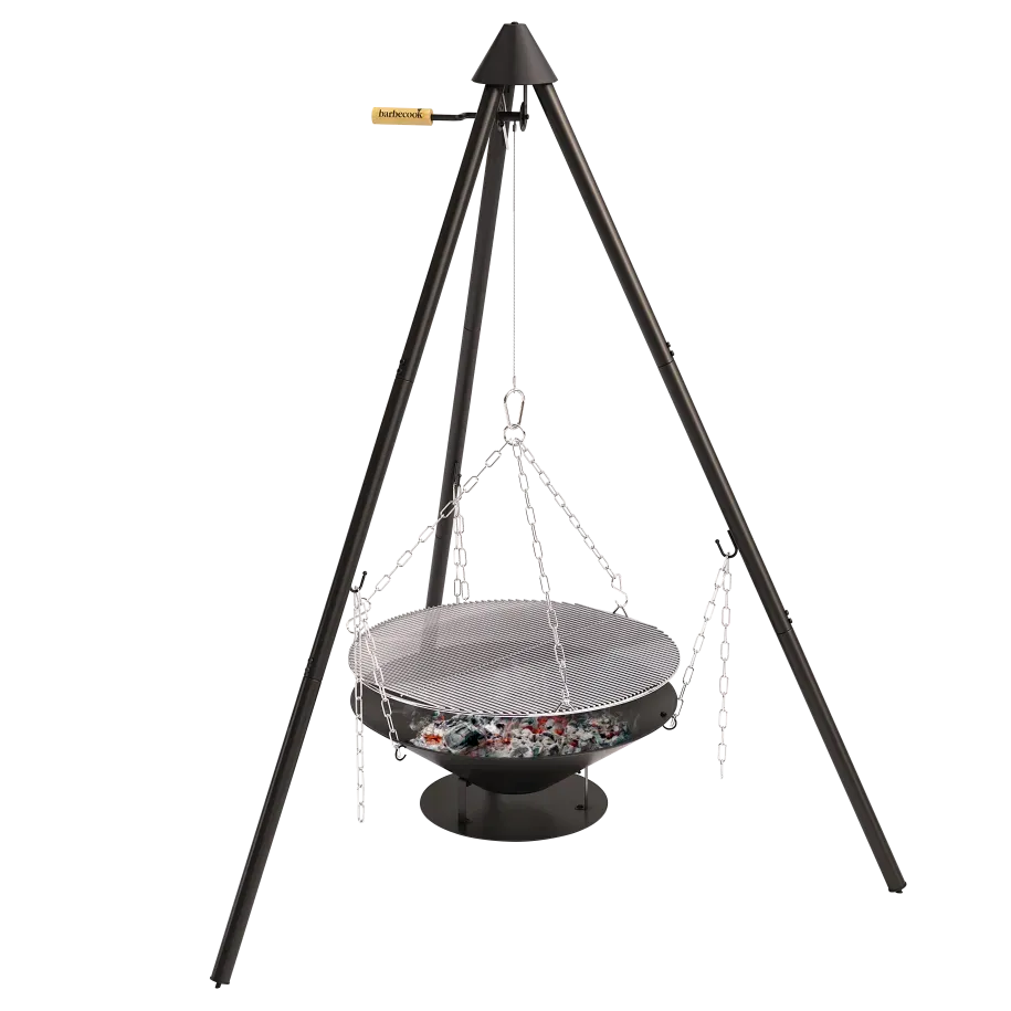 Barbecook Junko vedgrill med talje og stativ