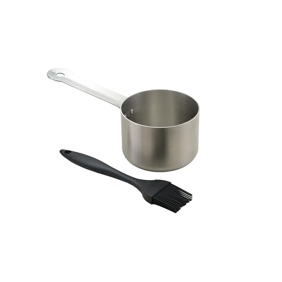 Barbecook sausgryte med pensel 23 x 7,5 x 10,5 cm rustfritt stål