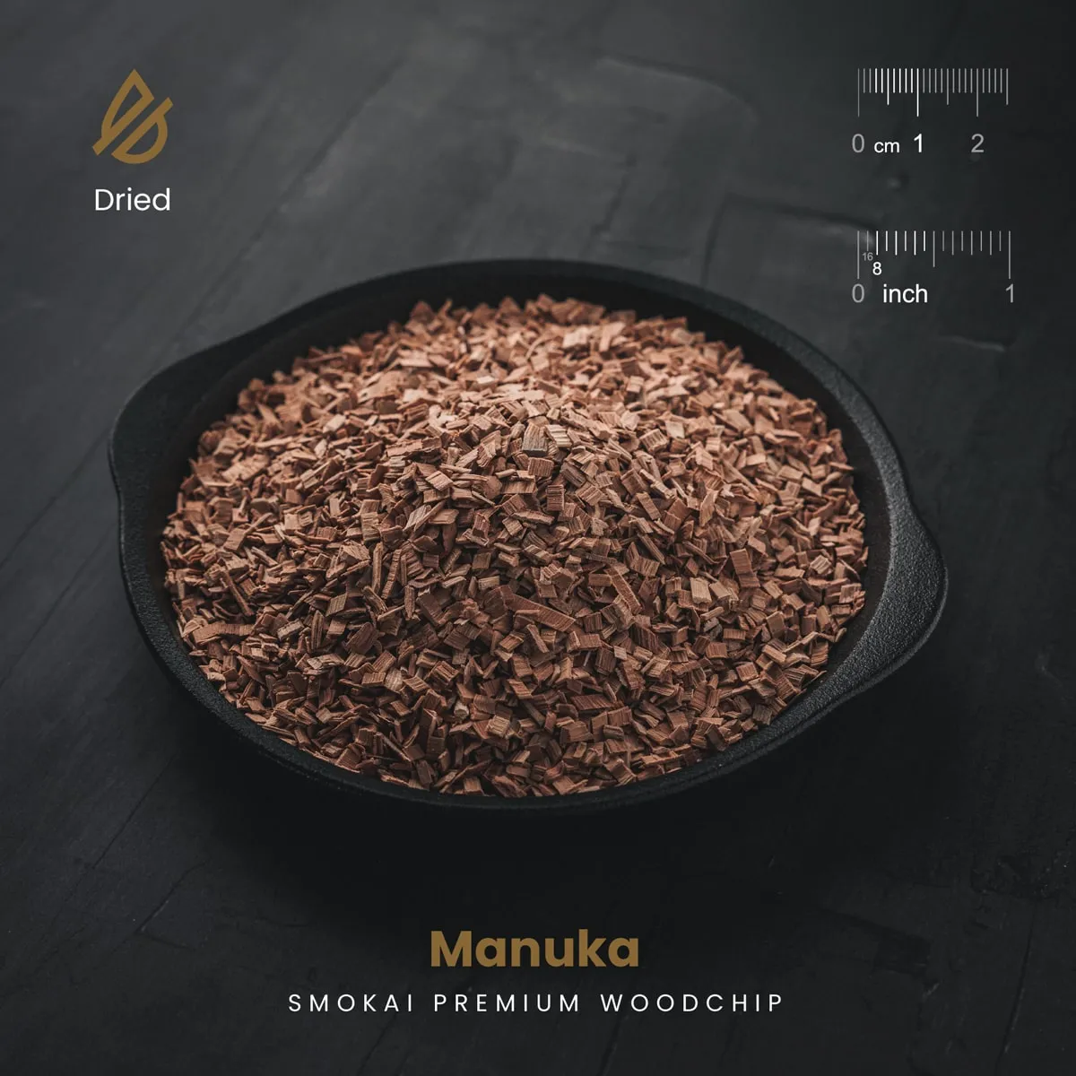 SMOKAI Premium Manuka røykeflis 6L tung røyk
