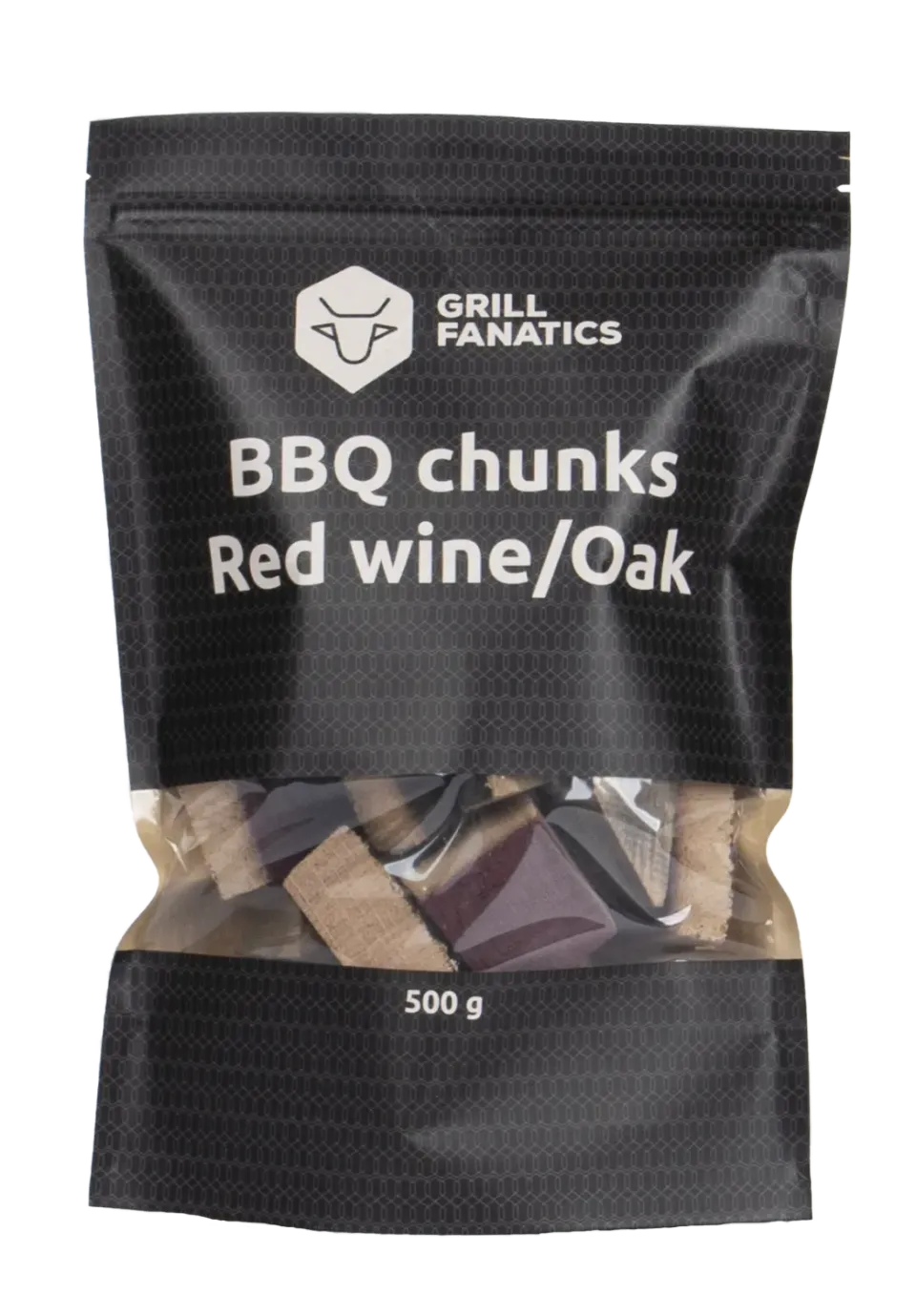 Grill Fanatics BBQ Chunks rødvin/eik røykchunks søt aroma