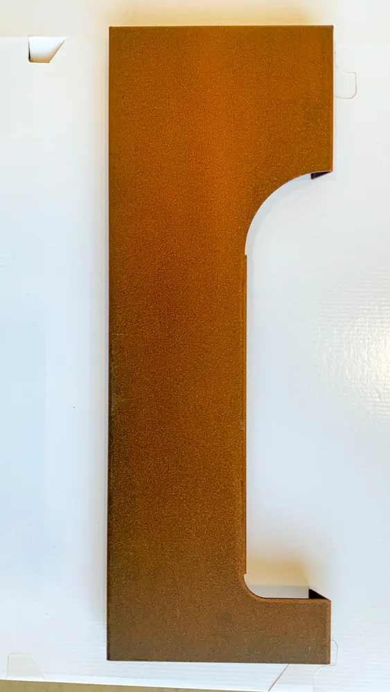 Barbecook Nestor frontpanel venstre åpning Corten