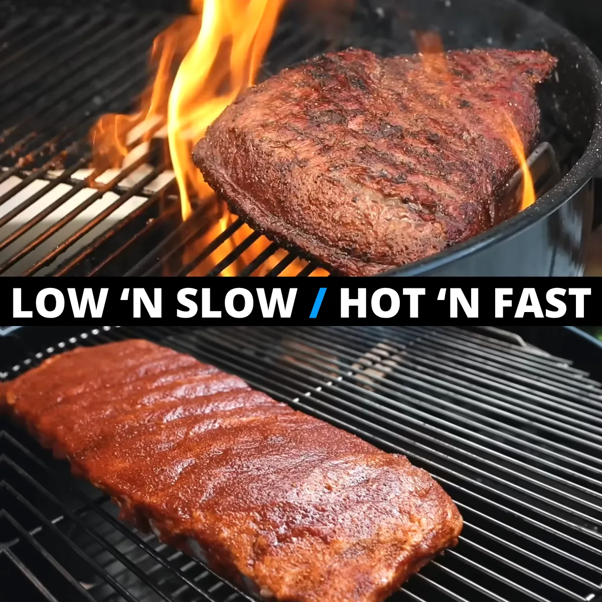 SnS Grills Slow ‘N Sear kullgrillinnsats for Weber 22 tommer