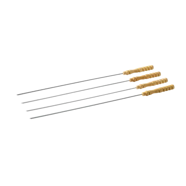 Barbecook grillspyd i FSC-tre, 4 stk.