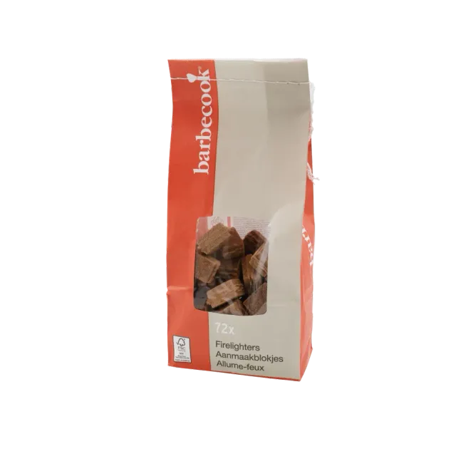 Barbecook Start Bag of 72 lighter cubes tennbriketter FSC