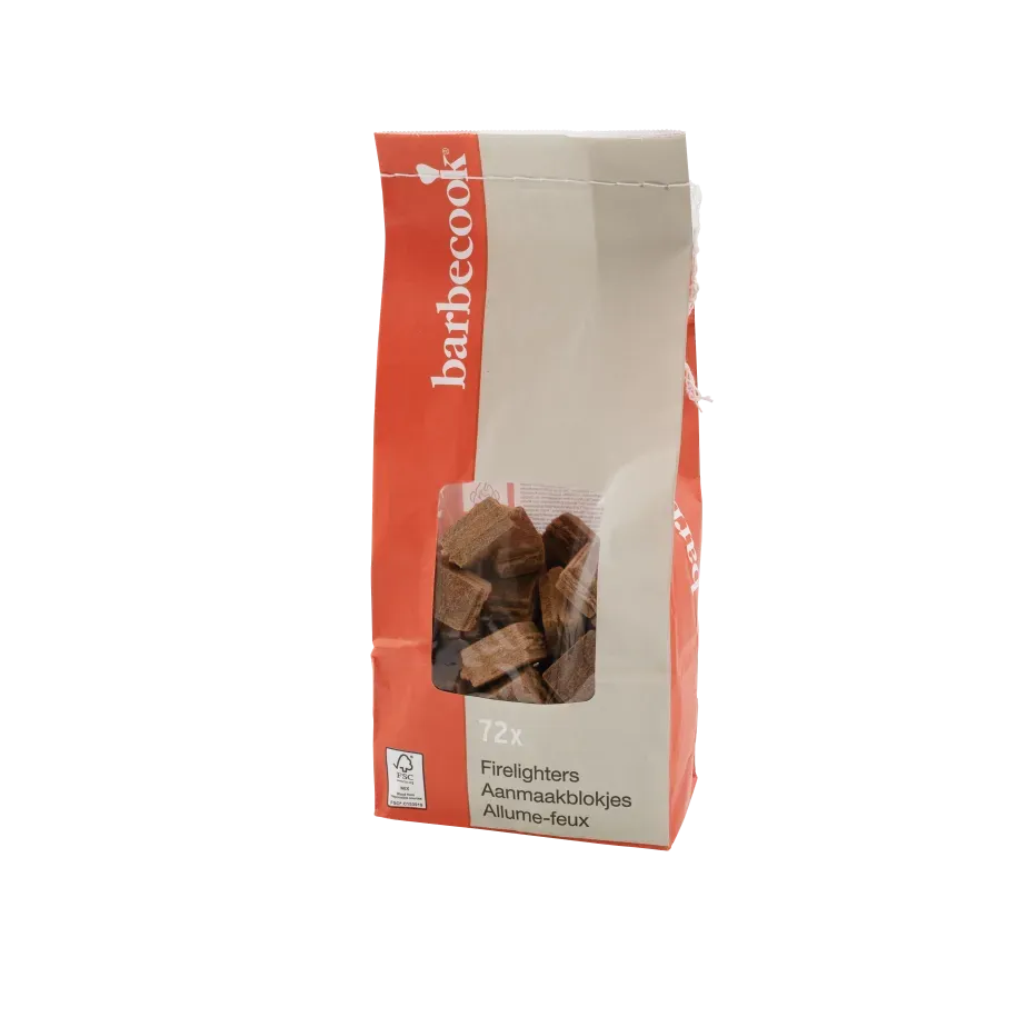 Barbecook Start Bag of 72 lighter cubes tennbriketter FSC