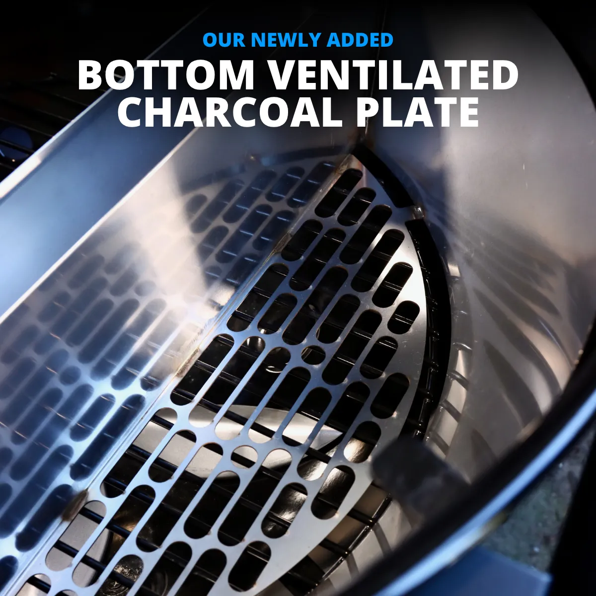 SnS Grills Slow ‘N Sear kullgrillinnsats for Weber 22 tommer
