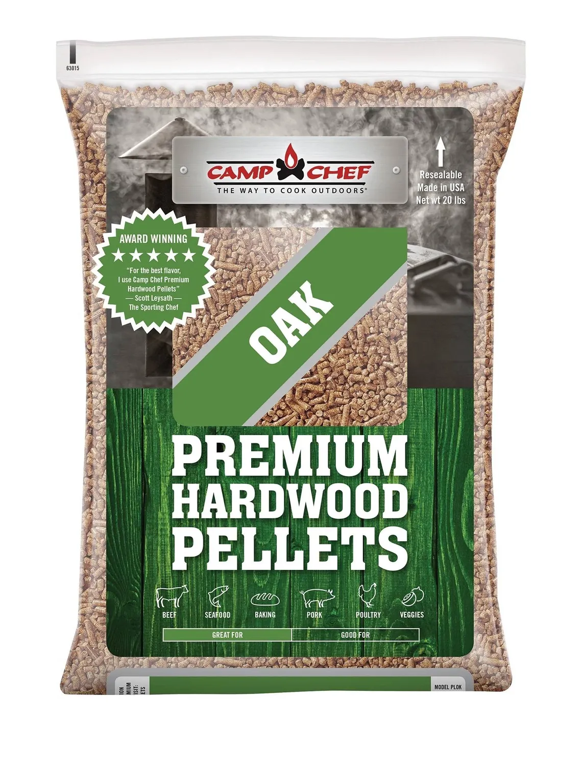 Camp Chef Hardwood Pellets grillpellets Southwest Mesquite 10 kg kraftig røyk