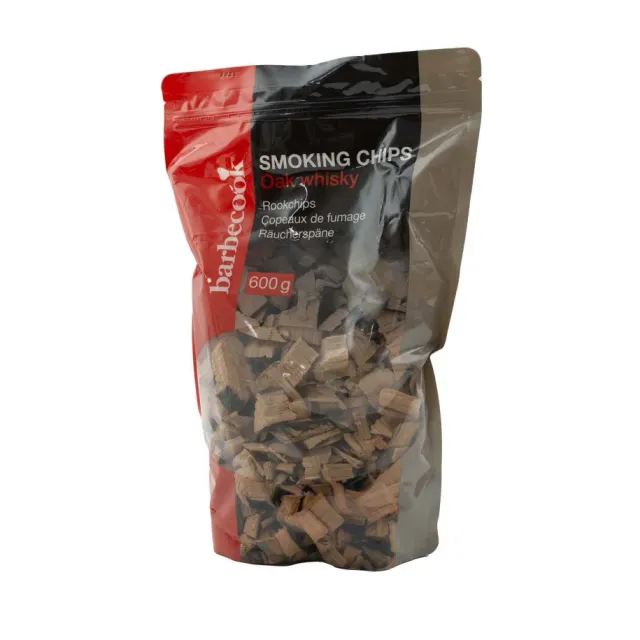 Barbecook eik whiskey røykflis 600 g