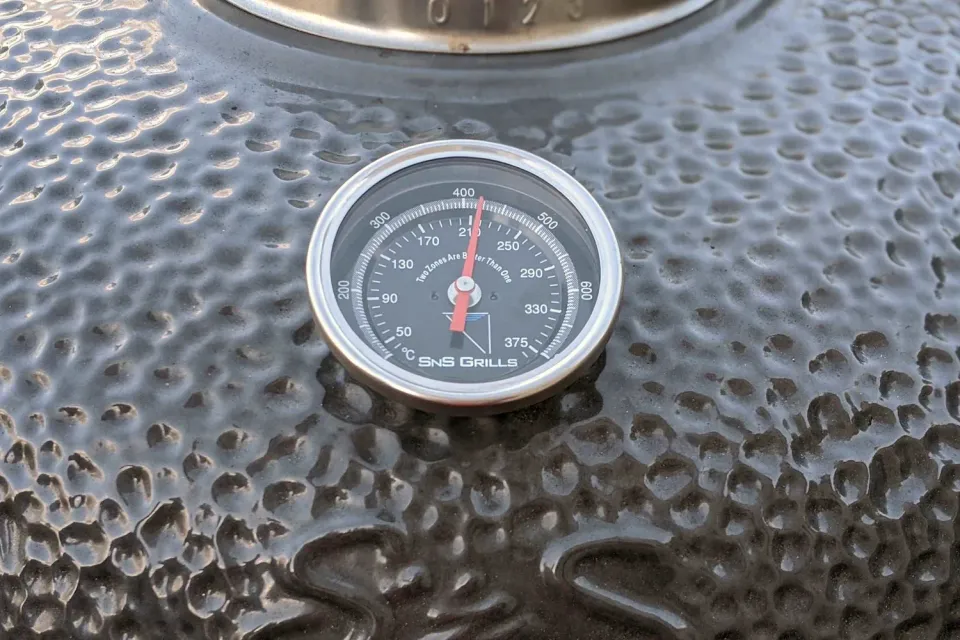 SnS Grills Slow 'N Sear Kamado Dome-termometer 3 tommer