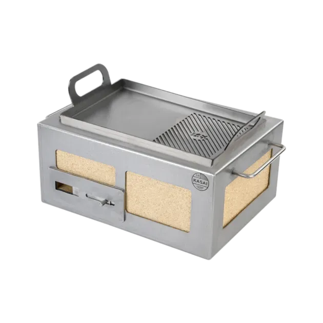 Kasai Konro Grill 50/50 Plancha Edition konrogrill med plancha
