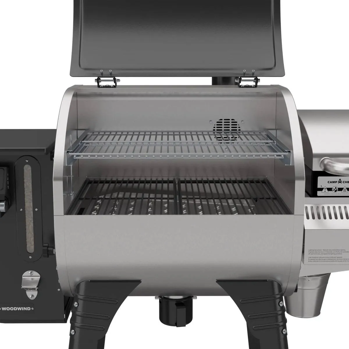 Camp Chef Woodwind 24 pelletgrill Sidekick Sear, Side Shelf