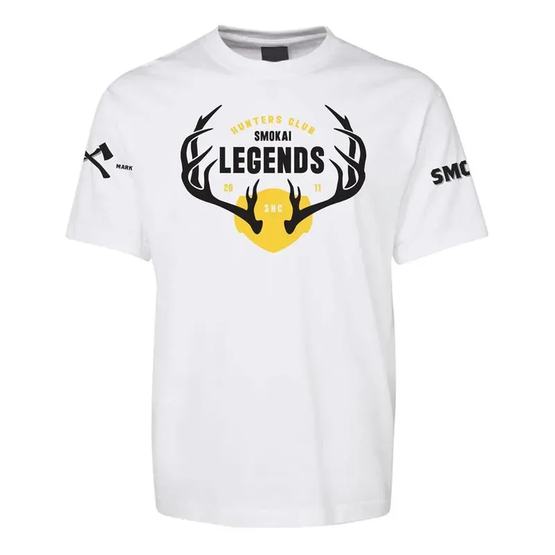 SMOKAI The Club T-skjorte M–2XL hvit i bomull