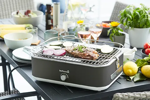 Barbecook E-Carlo elektrisk grill Midnight Grey
