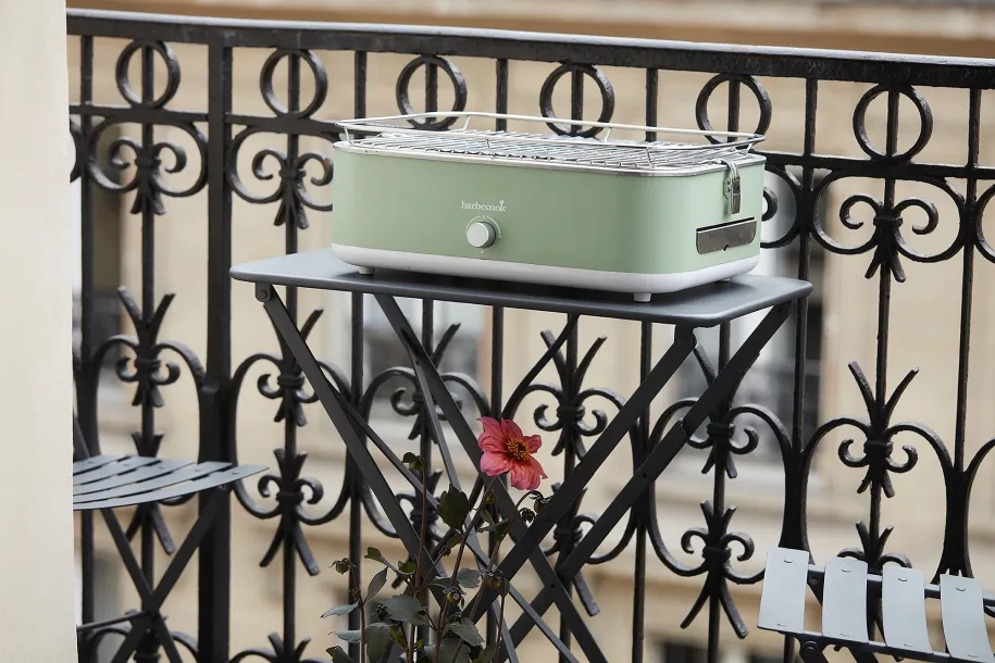 Barbecook E-Carlo elektrisk grill Paris Green kompakt