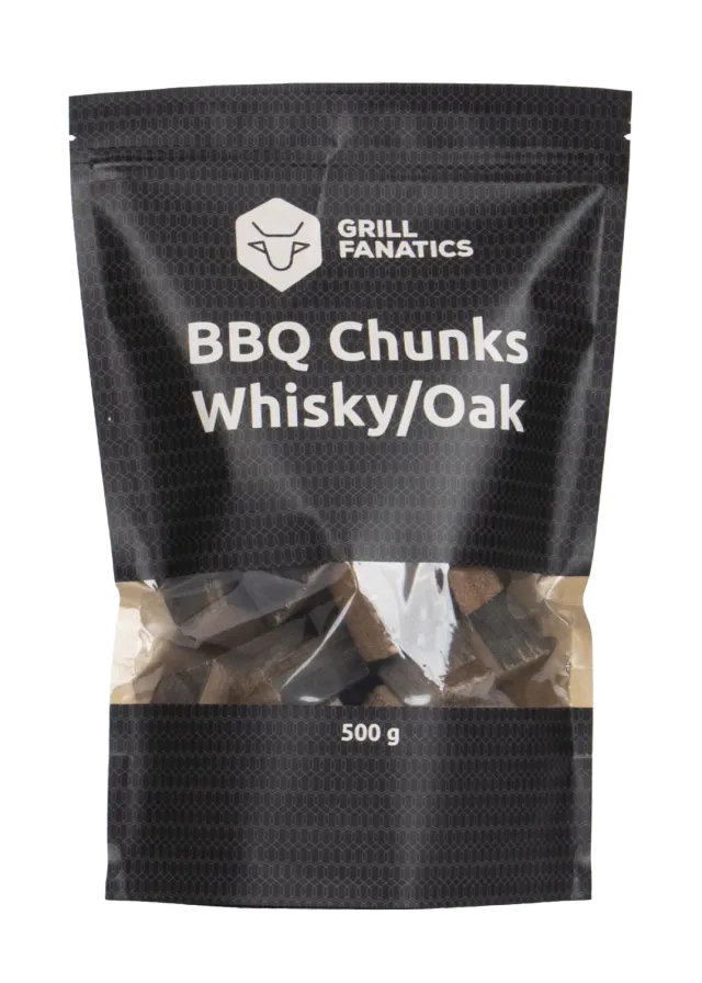 Grill Fanatics BBQ Chunks whisky/eik – kraftig røyk