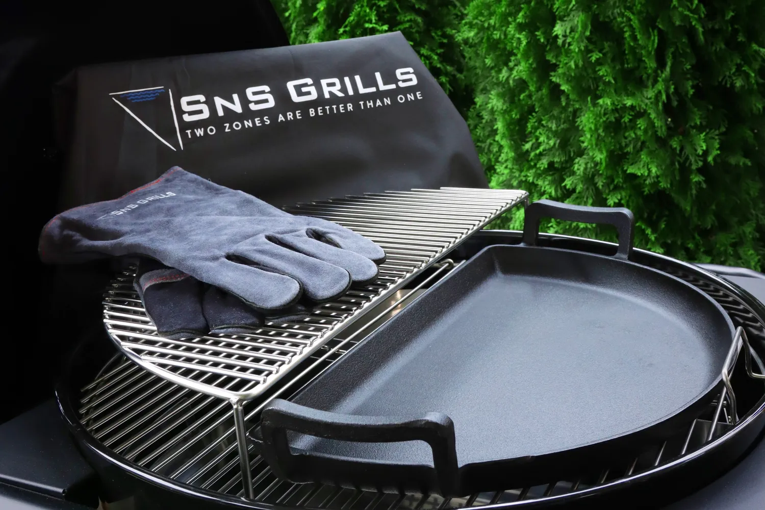 SnS Grills MasterKettle Platinum Bundle kullgrill komplett grillpakke