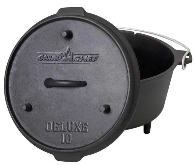 Camp Chef Deluxe Dutch Oven støpejernsgryte