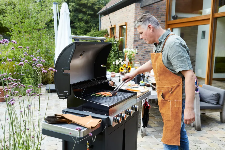 Barbecook skinnforkle mykt skinn
