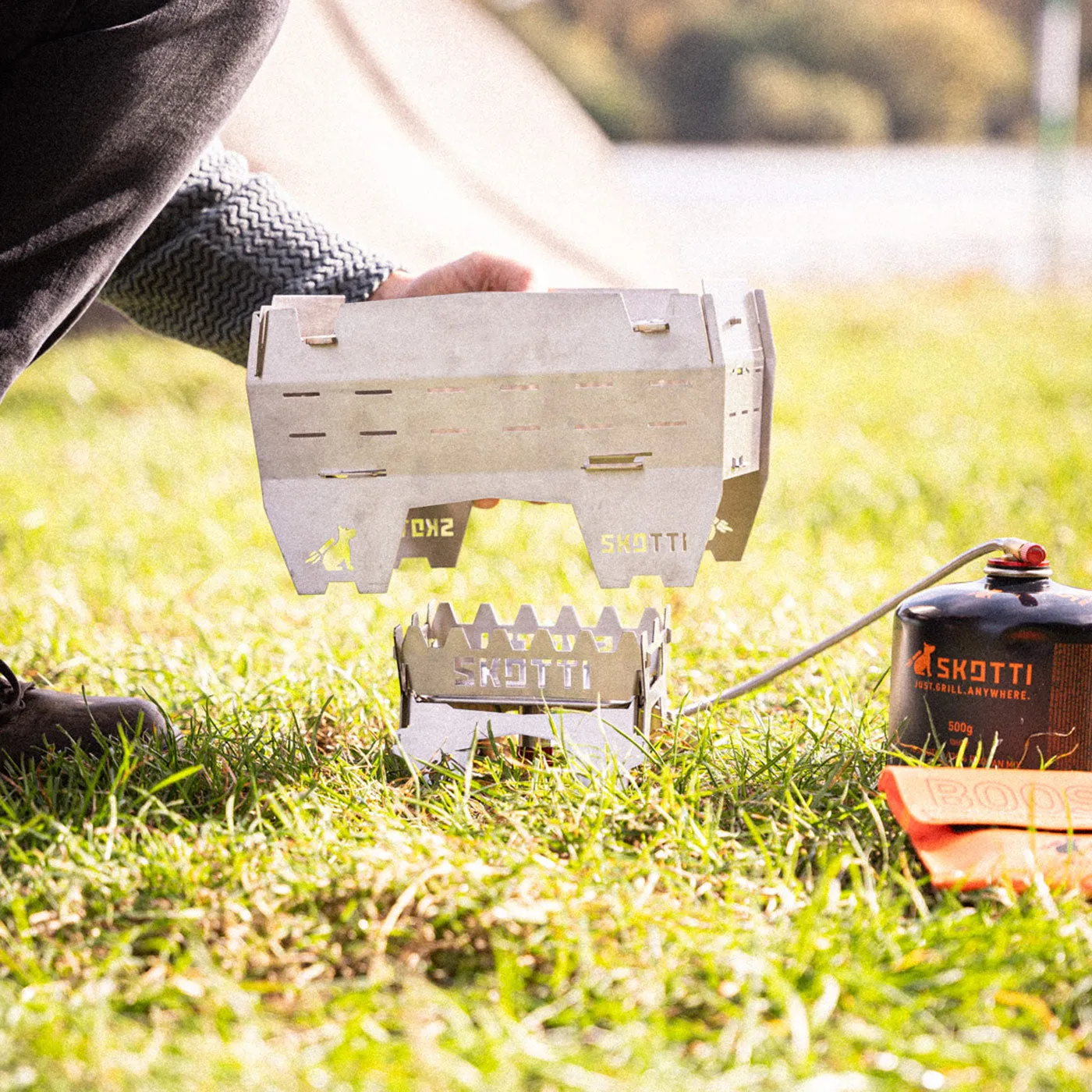 SKOTTI ADVENTURE BUNDLE grillsett Mini og Booster