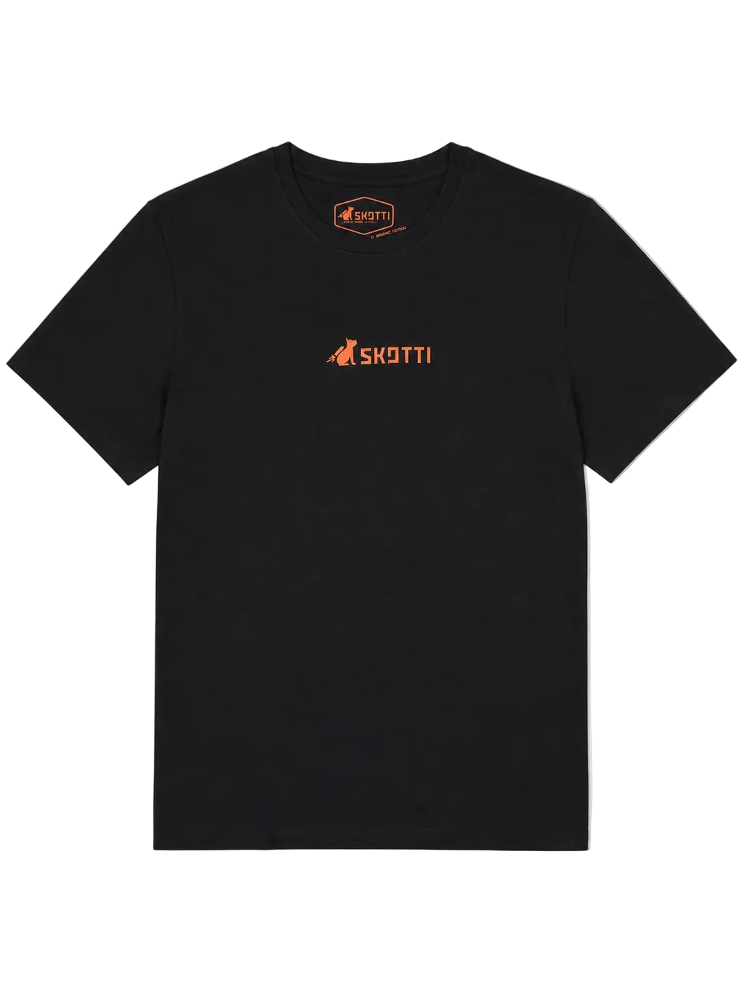 SKOTTI Logo T-Shirt t-skjorte S–XXL i økologisk bomull