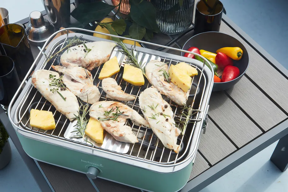 Barbecook E-Carlo elektrisk grill Paris Green kompakt