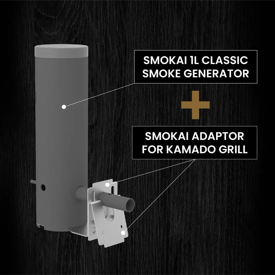 SMOKAI Ceramic Grill Starter Kit røykesett for kamado