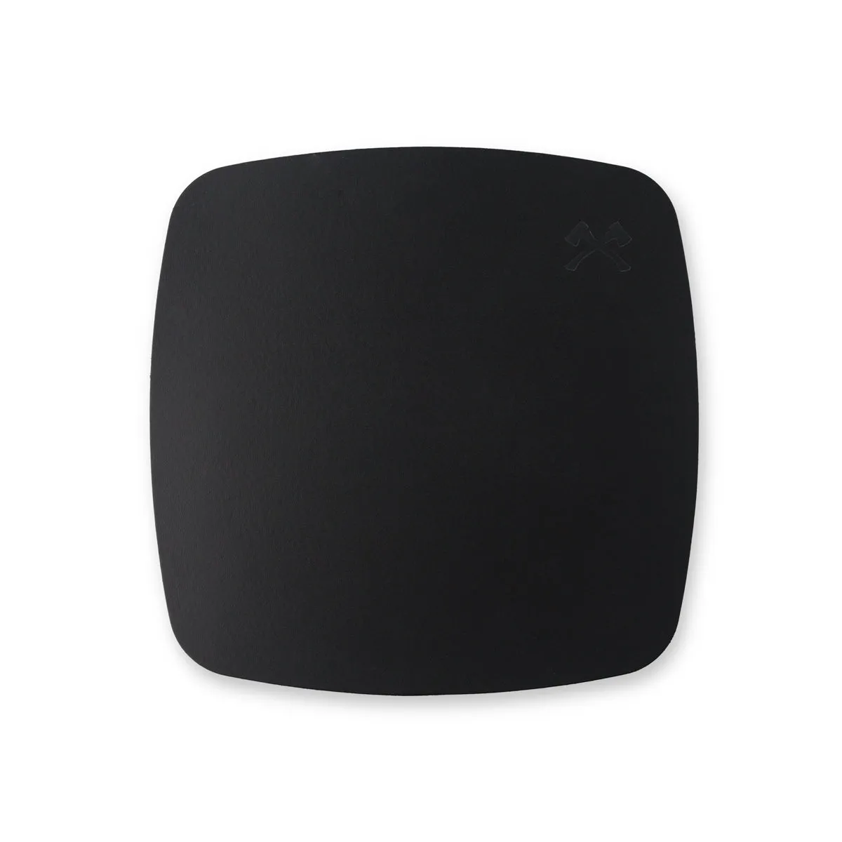 SMOKAI Leather Mat skinnmatte svart 25 x 25 cm fullnarvet