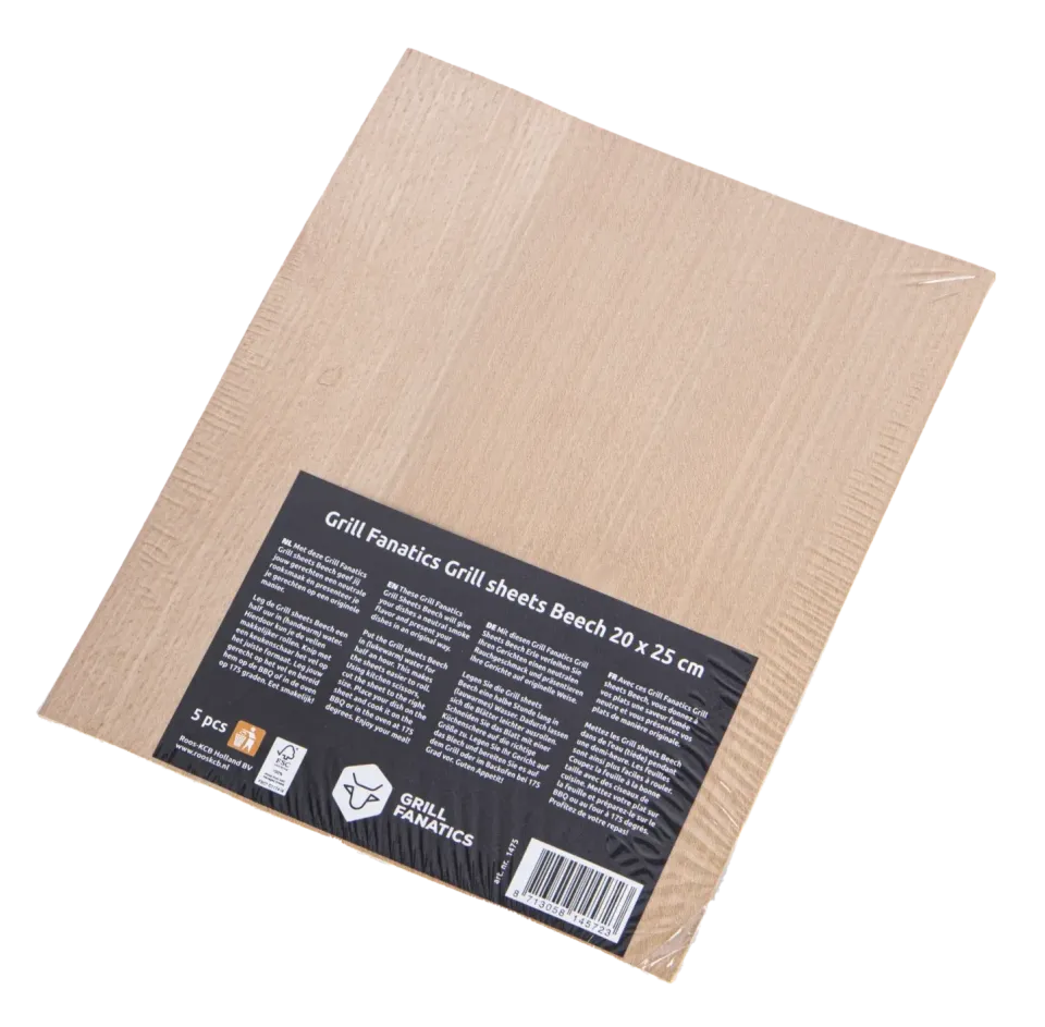 Grill Fanatics BBQ røykflak bøk 200×250 mm