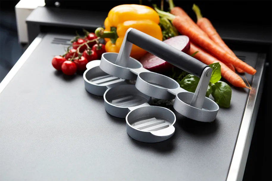 Barbecook Mini hamburgerpresse for 3 burgere