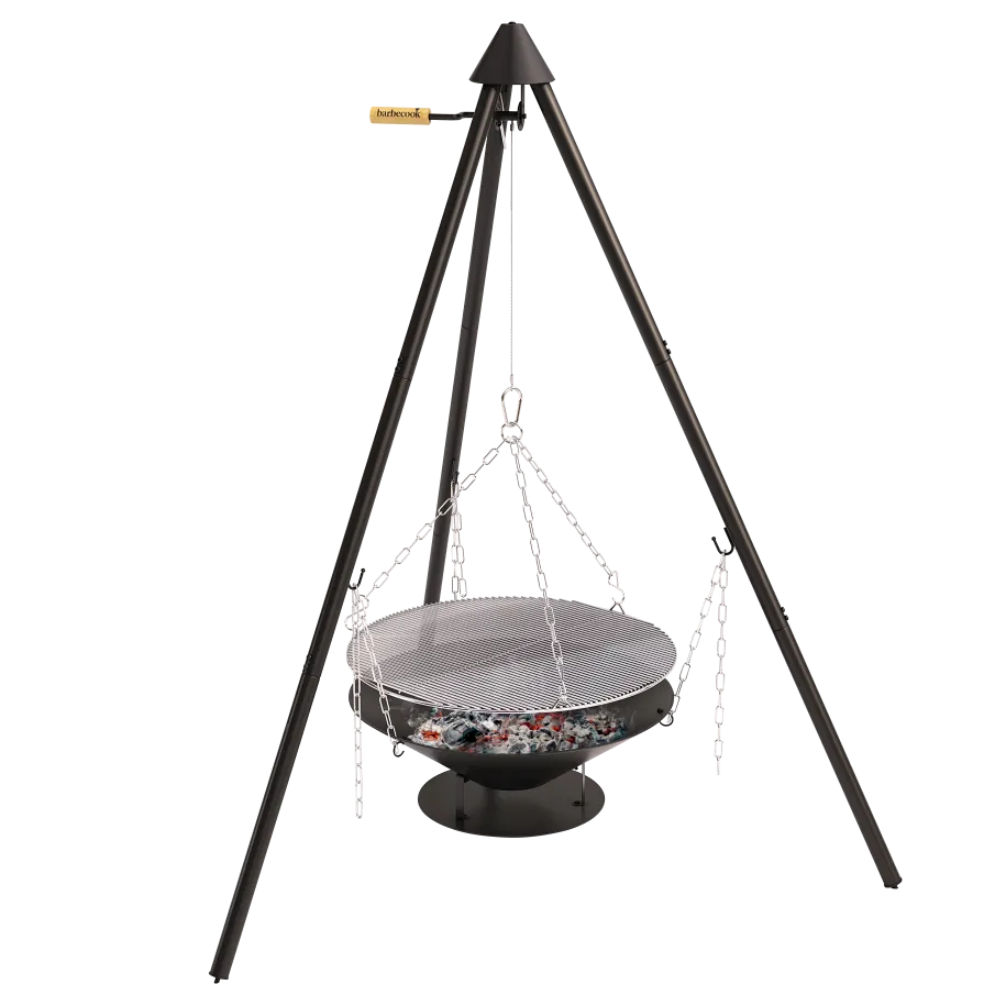 Barbecook Junko vedgrill med talje og stativ