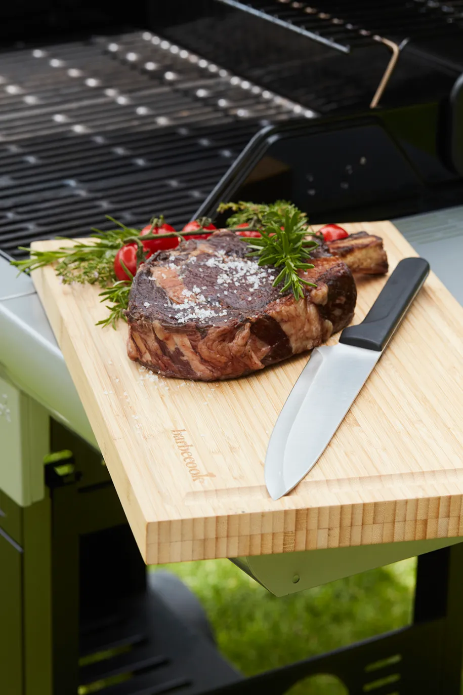 Barbecook bambus skjærebrett 50 x 35 x 3 cm med rille