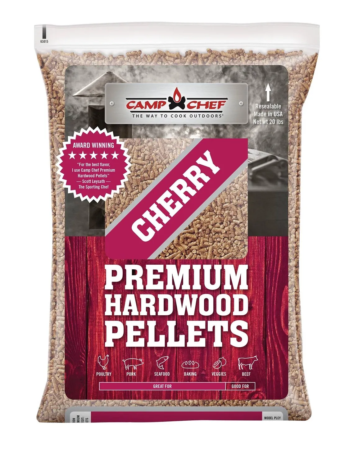 Camp Chef Hardwood Pellets grillpellets Southwest Mesquite 10 kg kraftig røyk