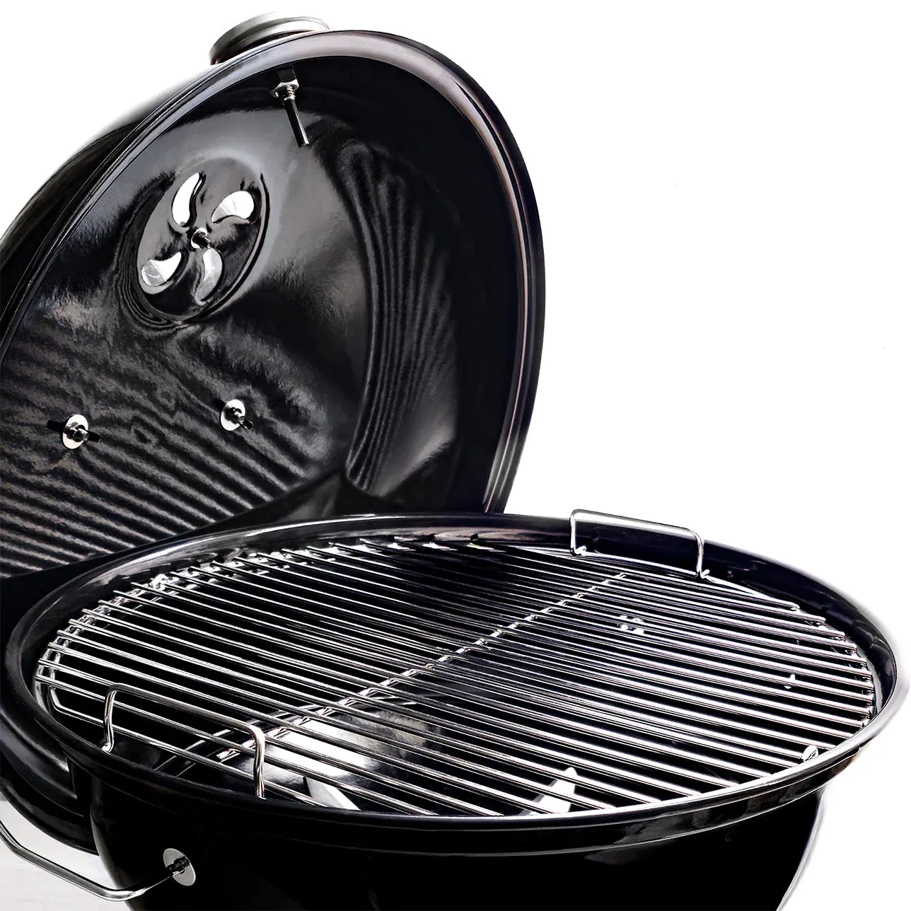 SnS Grills Home 'N Roam Travel Kettle Grill kullgrill 18 tommer med Slow 'N Sear