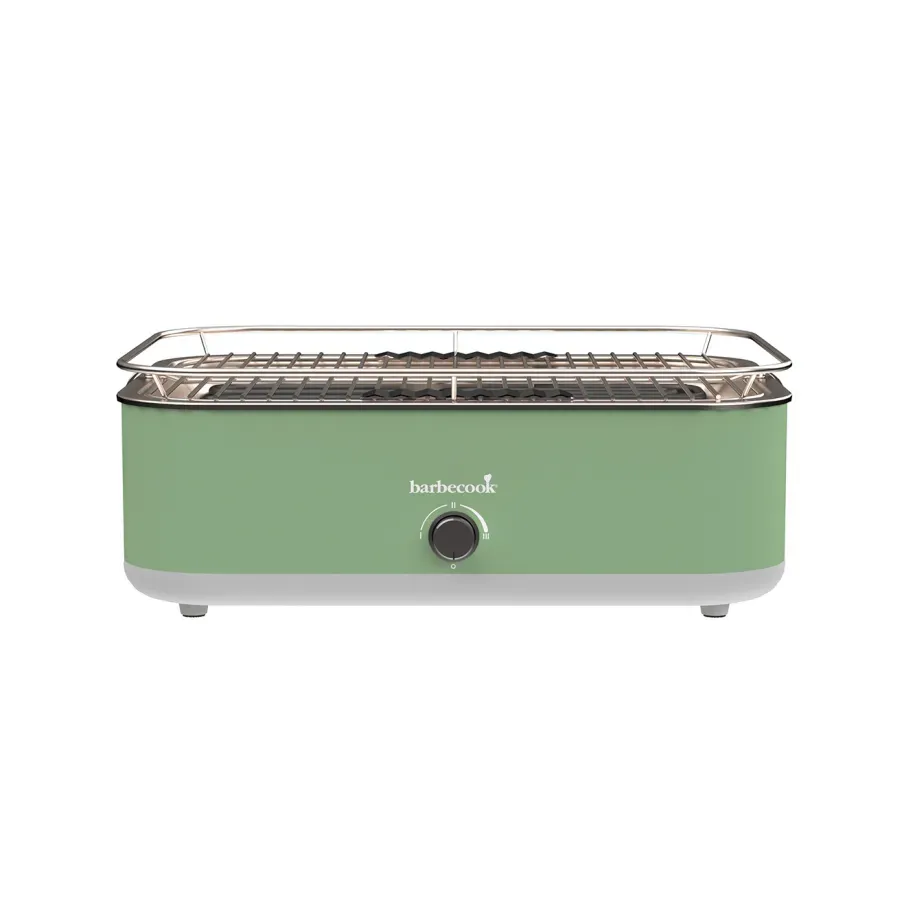 Barbecook E-Carlo elektrisk grill Paris Green kompakt
