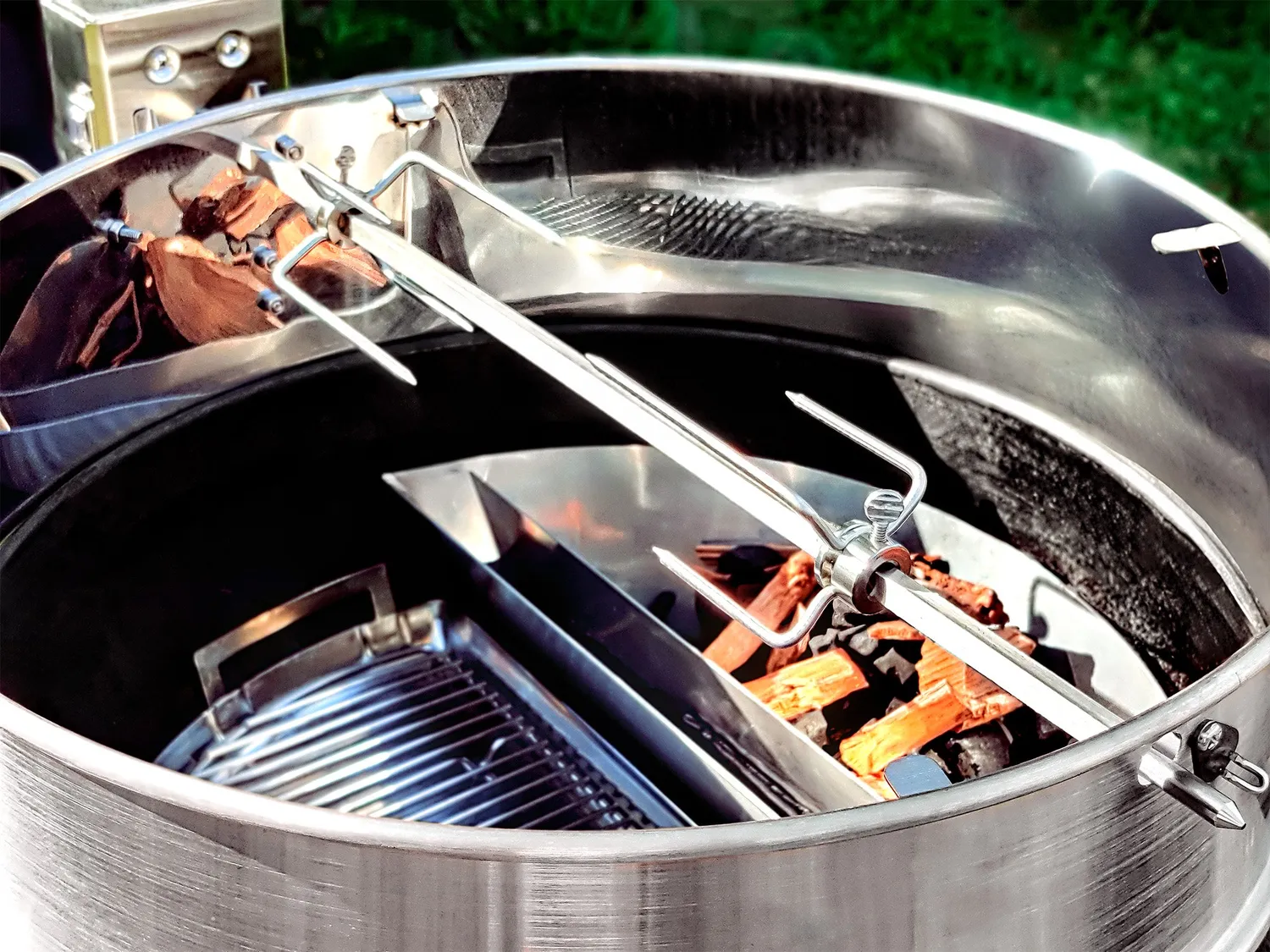 SnS Grills Slow 'N Sear Kettle Ring Rotisserie Kit rotisseri 22 tommer