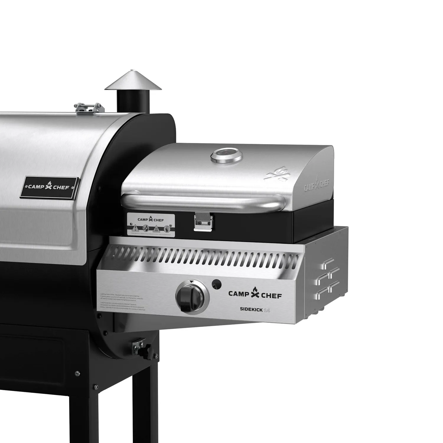 Camp Chef Sidekick Sidekick Sear gassbrenner med BBQ Box