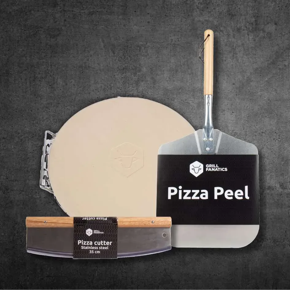Grill Fanatics Pizza combi pakket pizzaverktøy – 3 deler